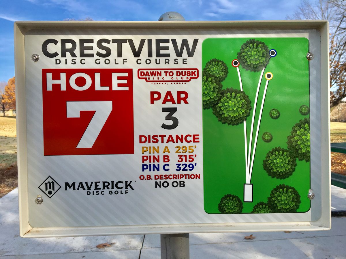 Hole 7 Tee Sign