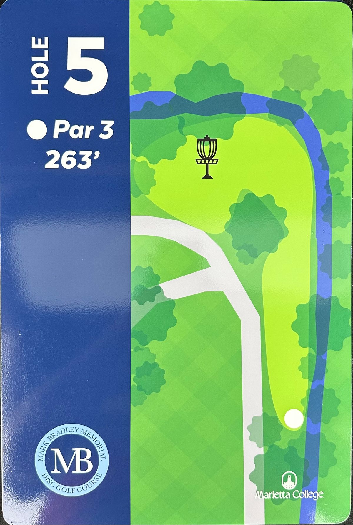 Tee Sign Hole 5