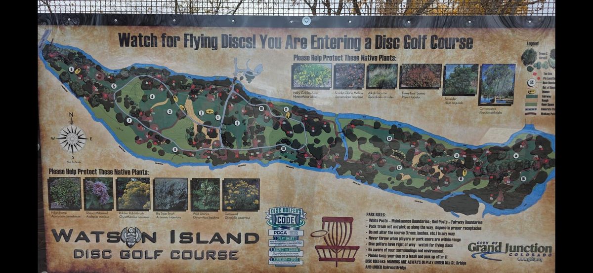 New map, of the redesigned course.
