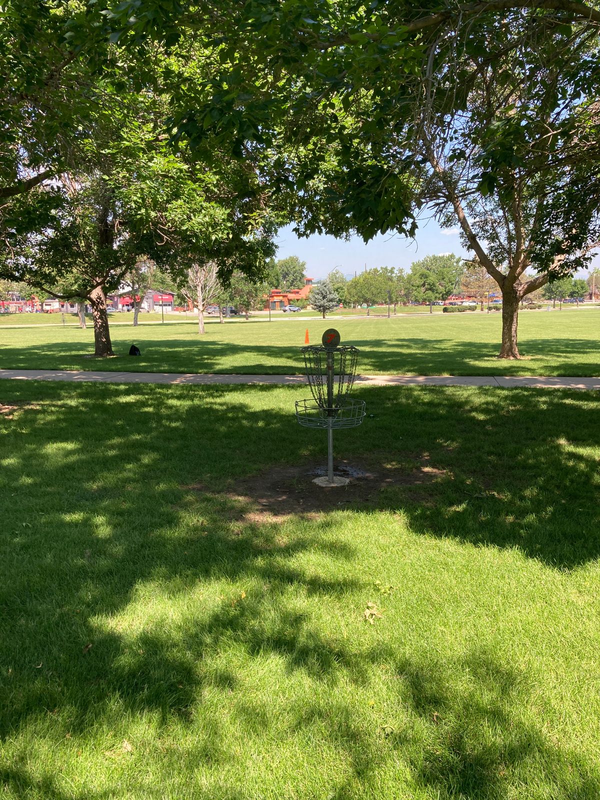 Nice use of trees here at 7