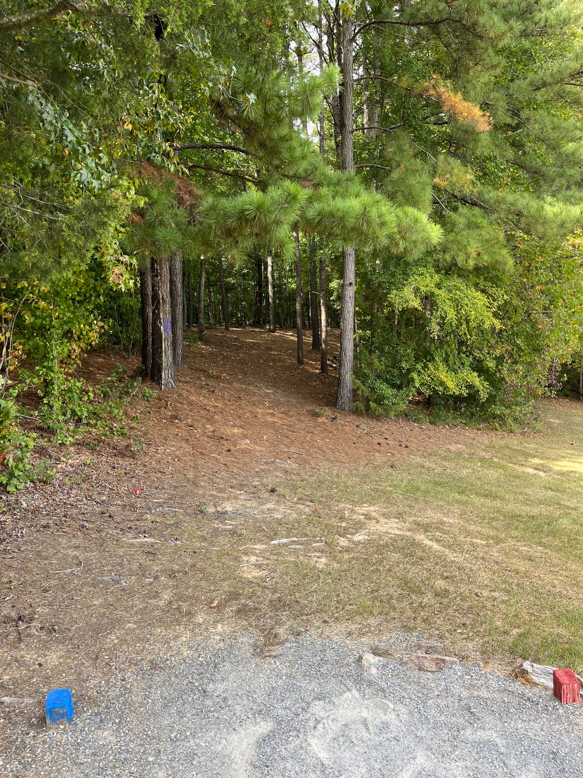 Hole 13: blue/red tee