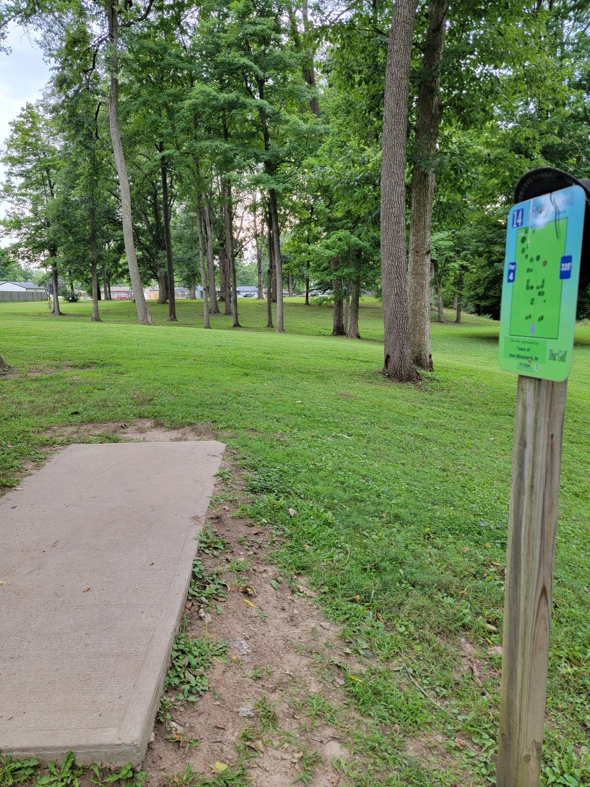 Hole 14 from the tee.