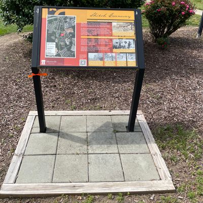 Target 8 is near Church Street. Disc contact with any part of sign, or through the legs counts.