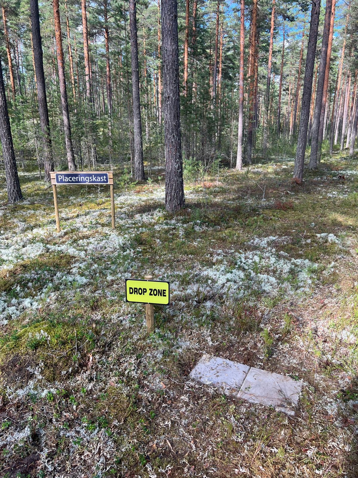 Skyltning hål 14