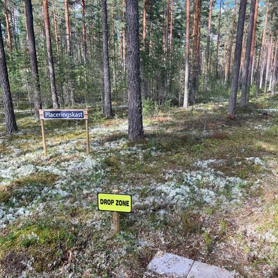 Skyltning hål 14