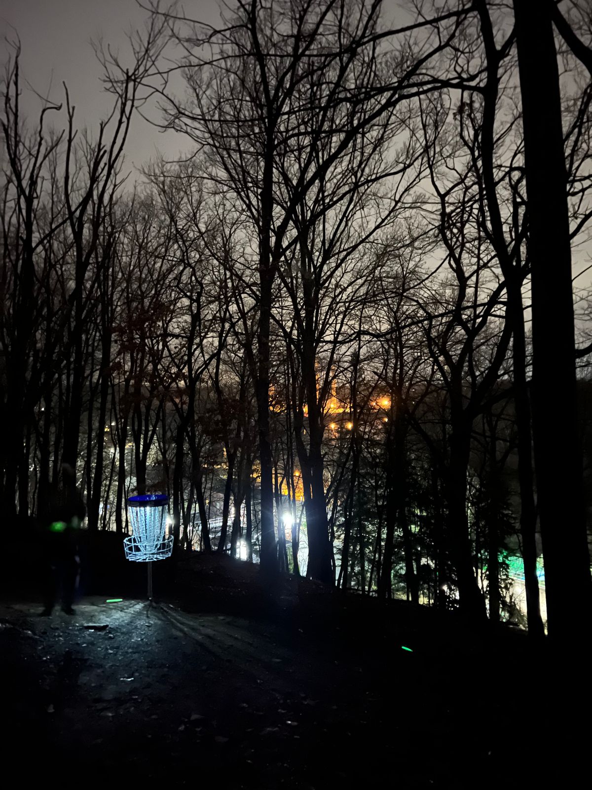 Hole 12 Green … GLOW round overlooking the reservoir.