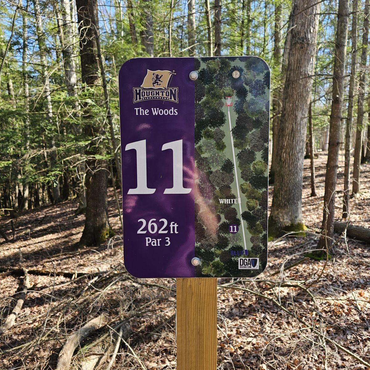 Signage for Hole #11