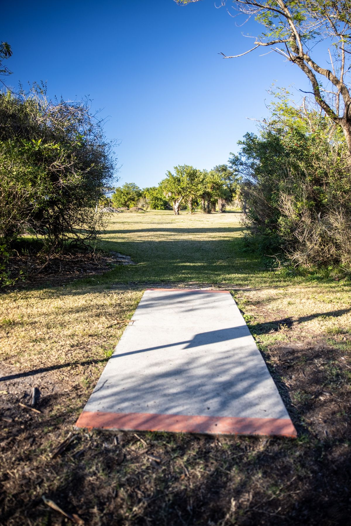 Hole 5 short pads.