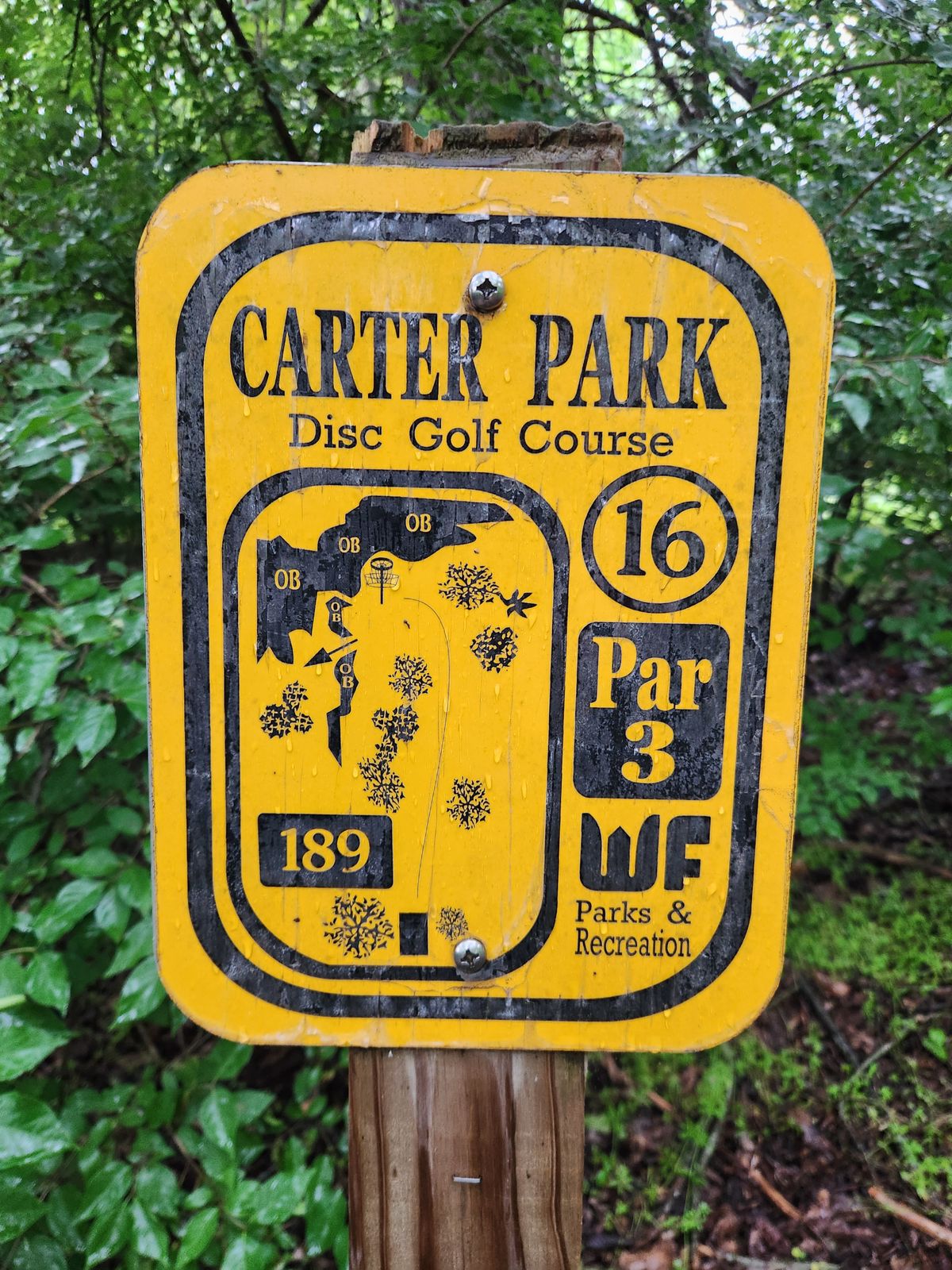 #16 sign