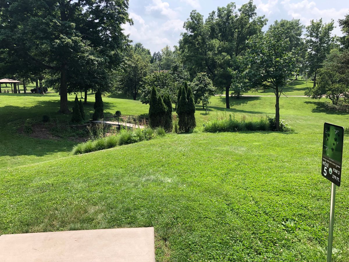 Hole 5 tee pad