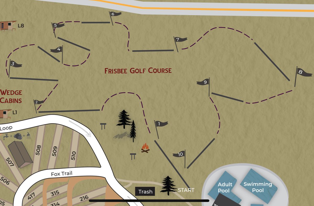 You must be staying at the property to use the course.
