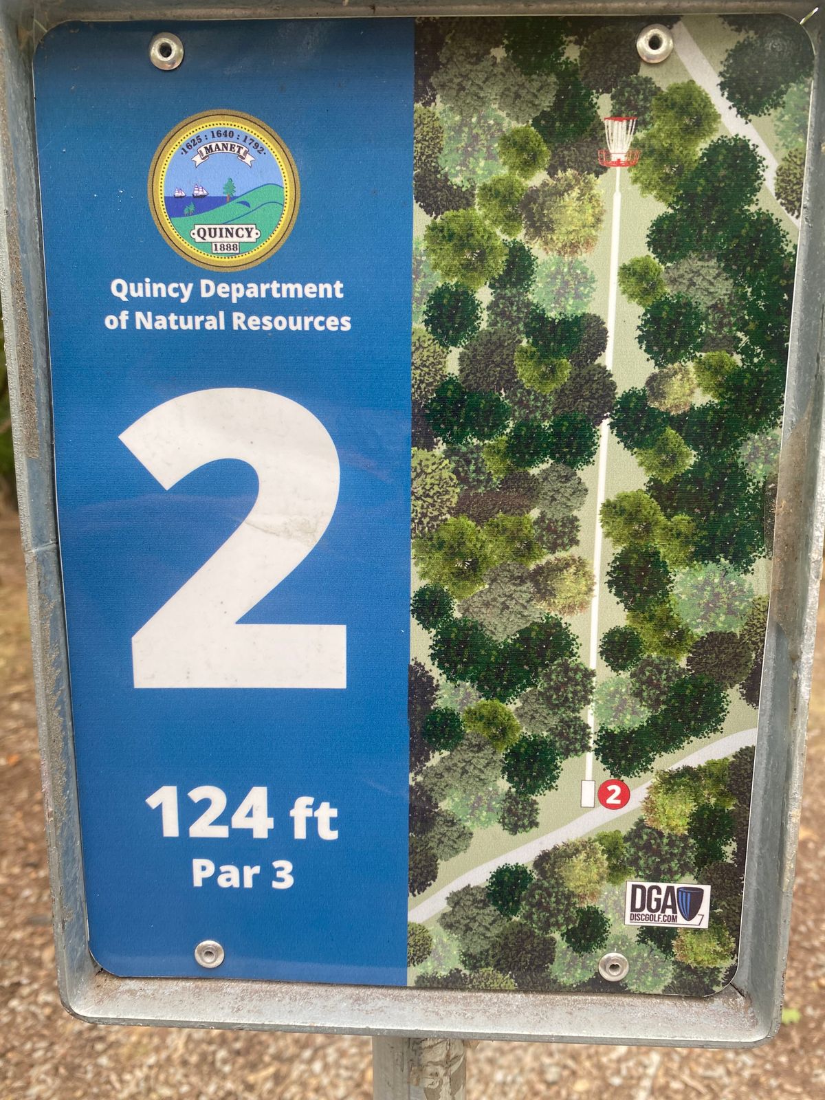 Hole 2 layout