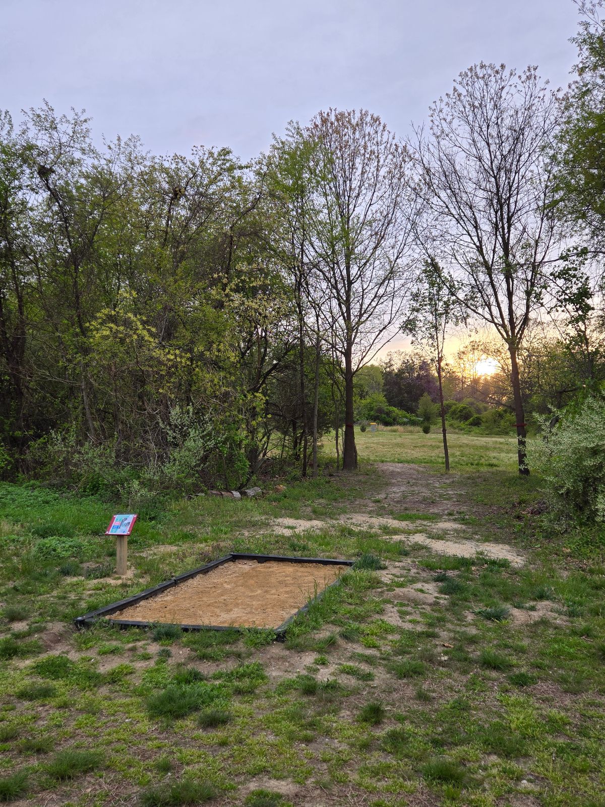 Hole 1 short Tee...