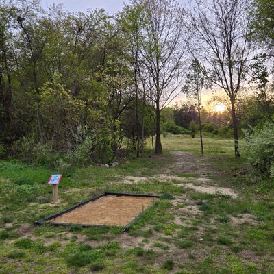 Hole 1 short Tee...
