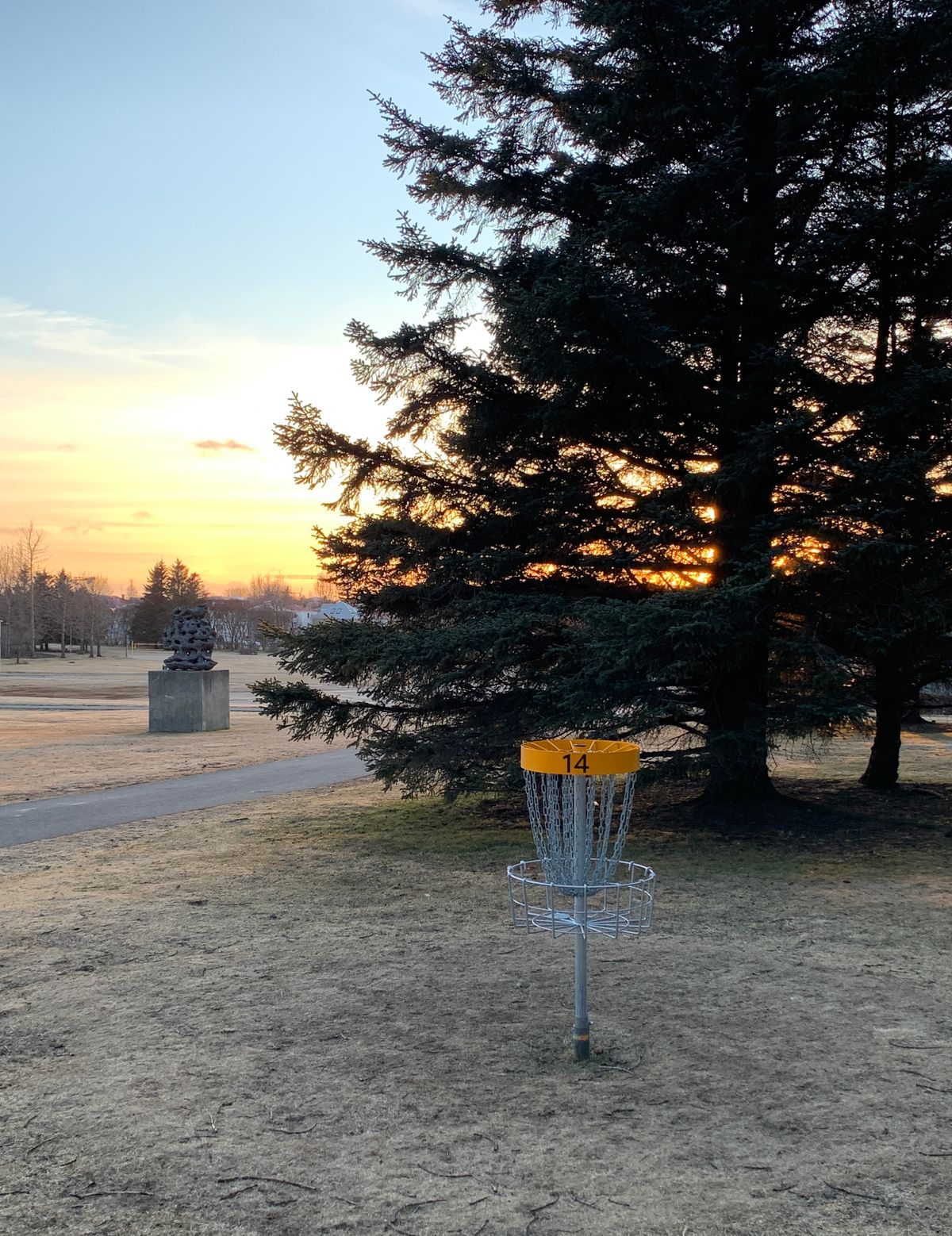 Hole 14 ..final shot