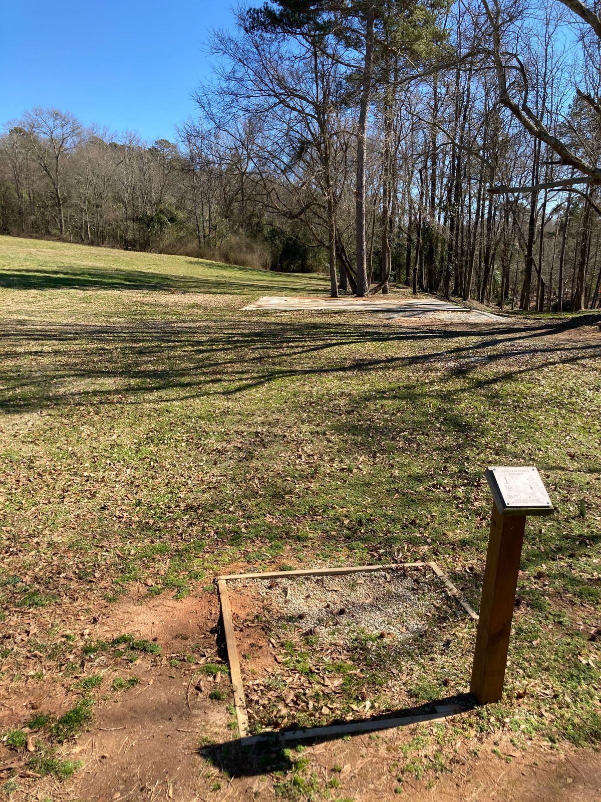 Hole one tee pad