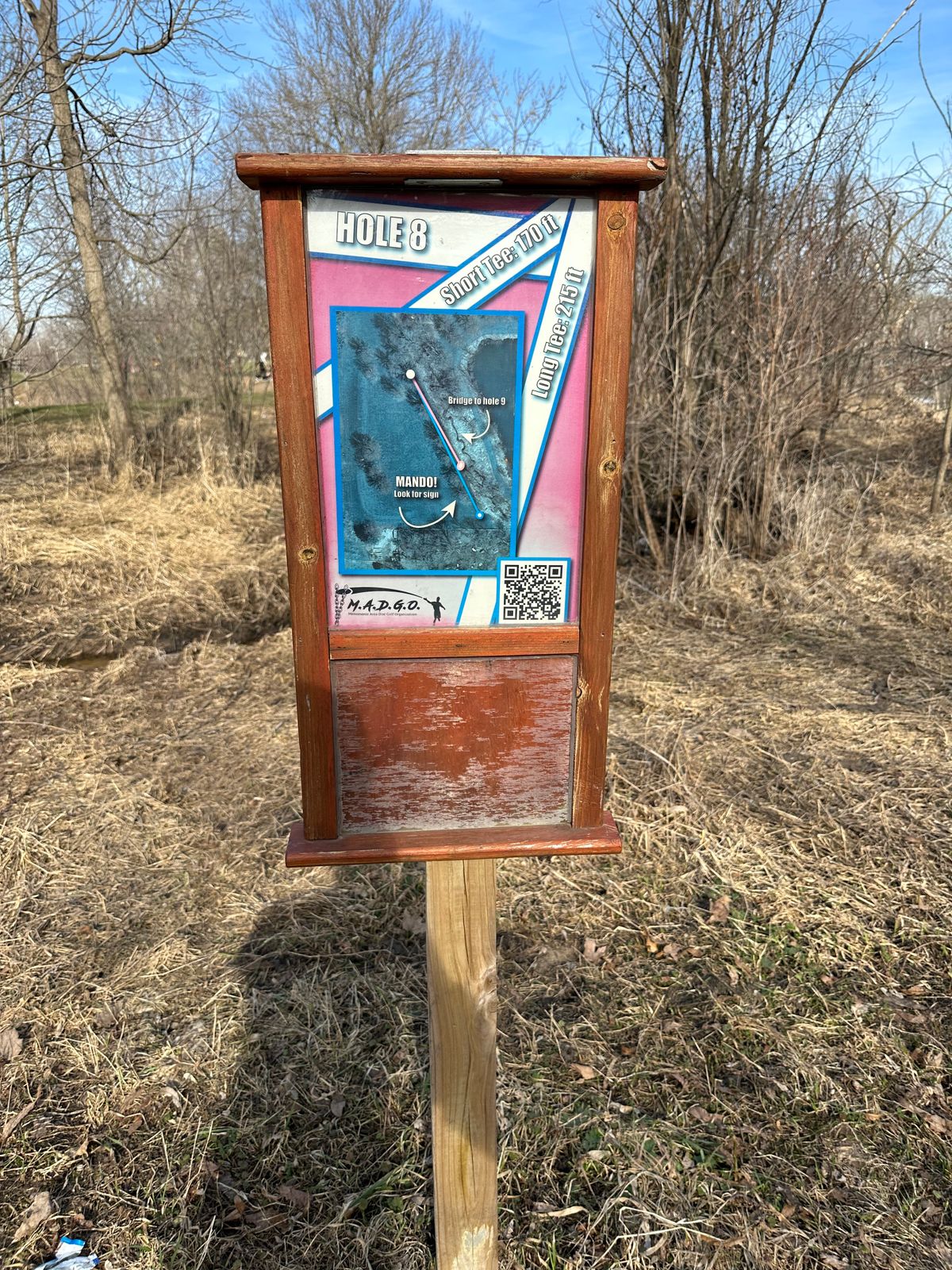 Hole 8 Sign