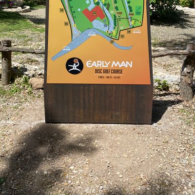 Course map by hole 1