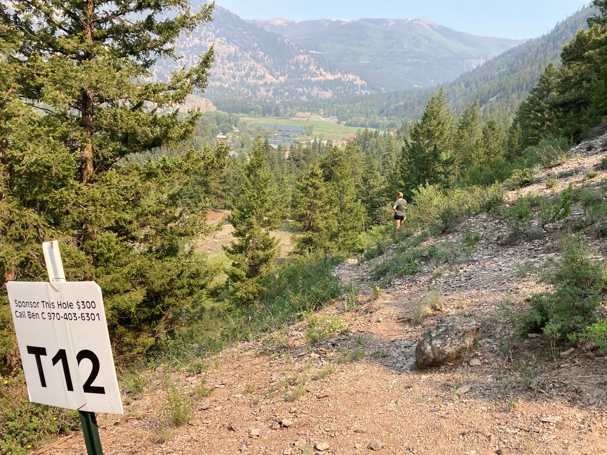 Great views at the elevated tee at 12.