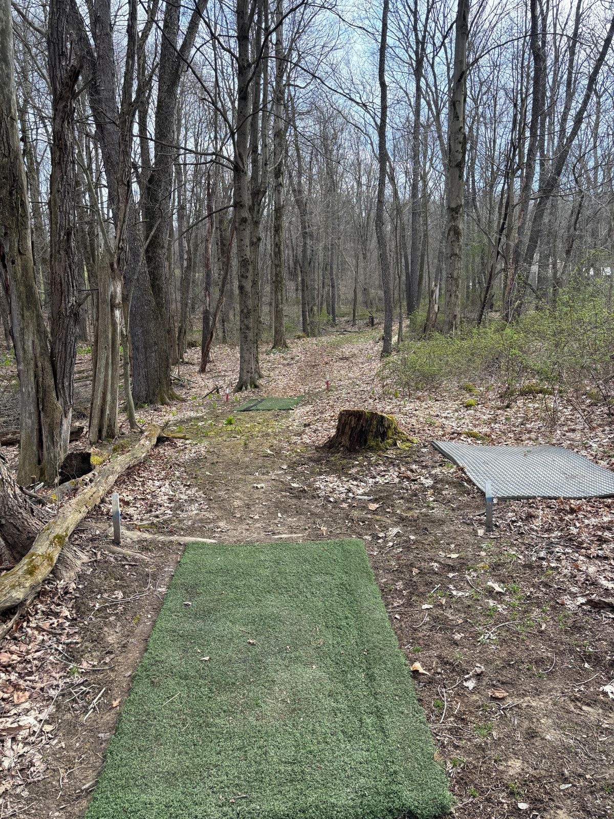 Hole 3 Long tee.