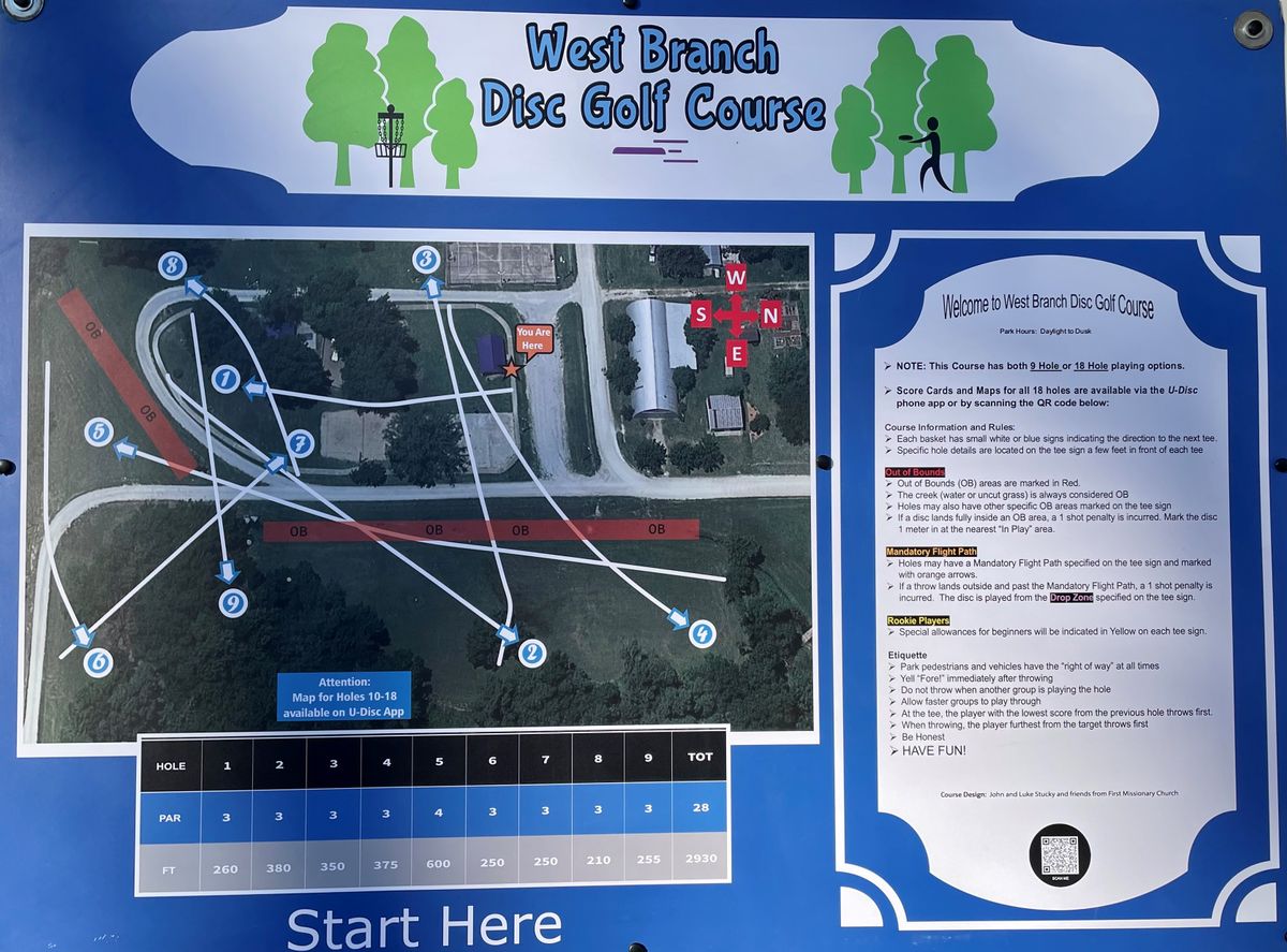 Course sign