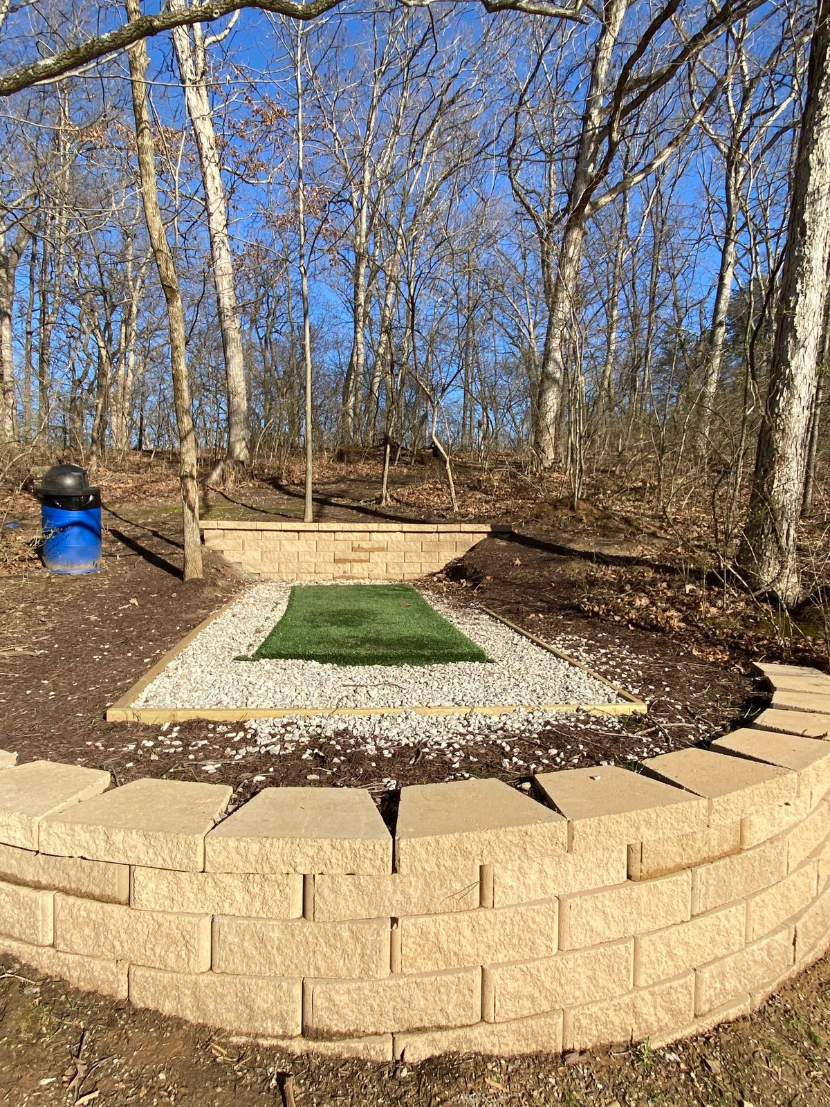 Hole 16 teepad