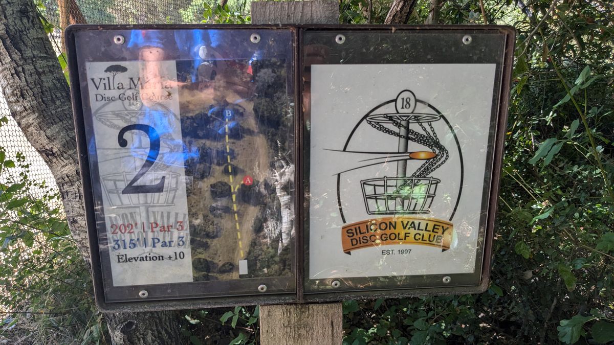 Hole 2 Tee Sign