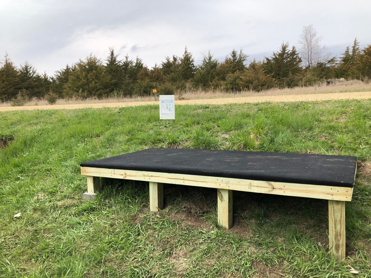 New tee pad for hole 8