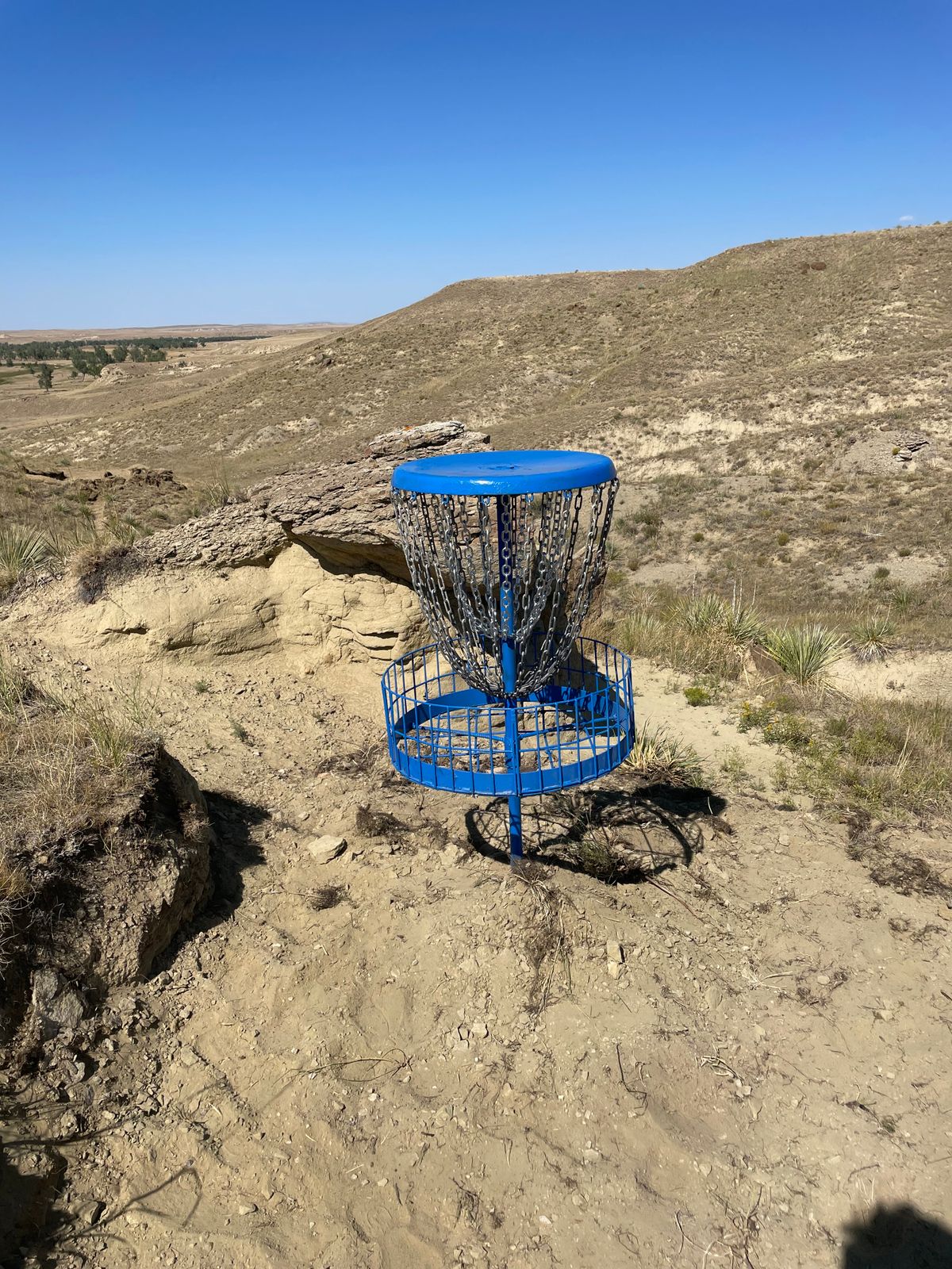 Hole 8 from pin high.