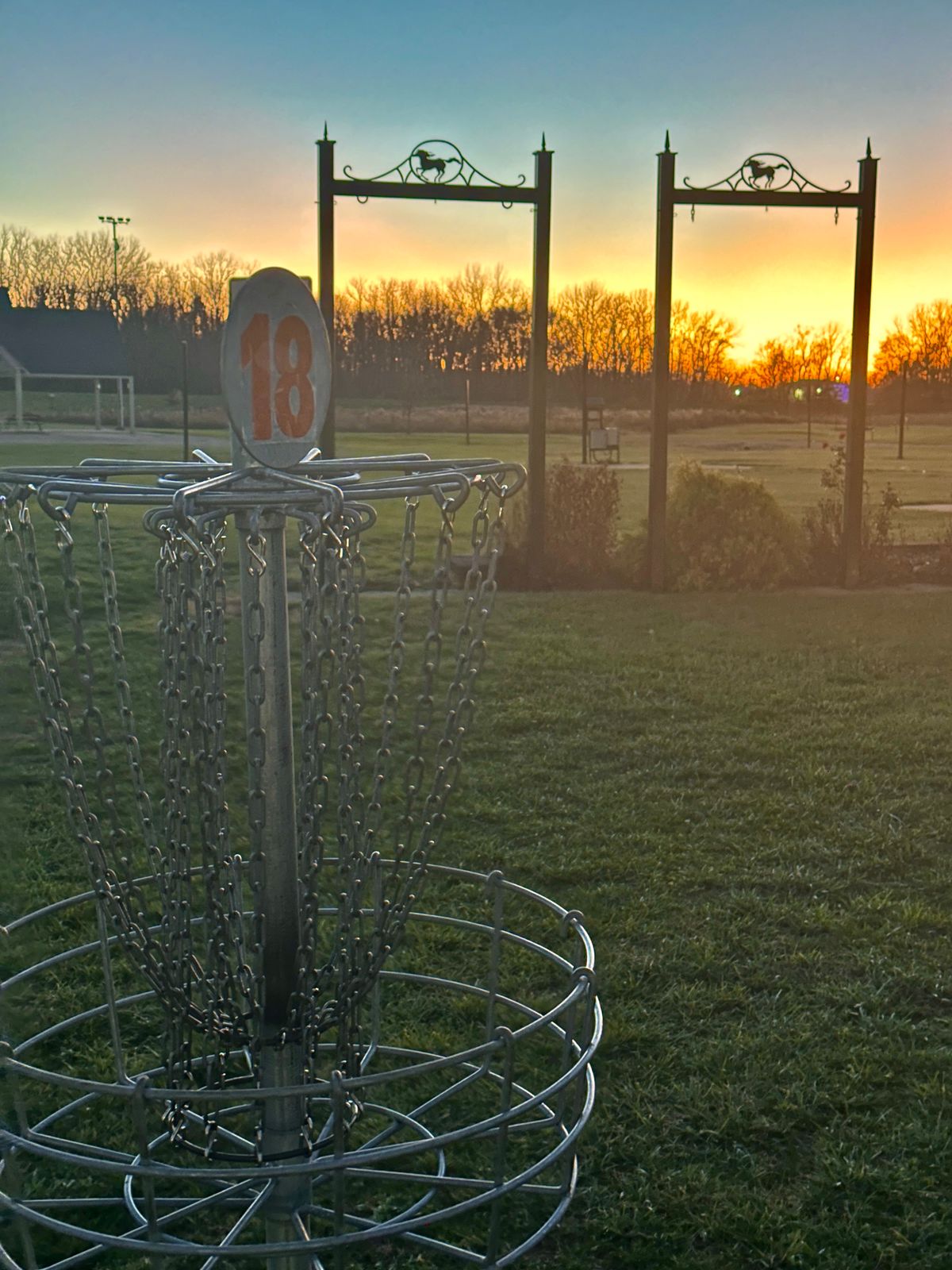 Hole 18 looking southwest