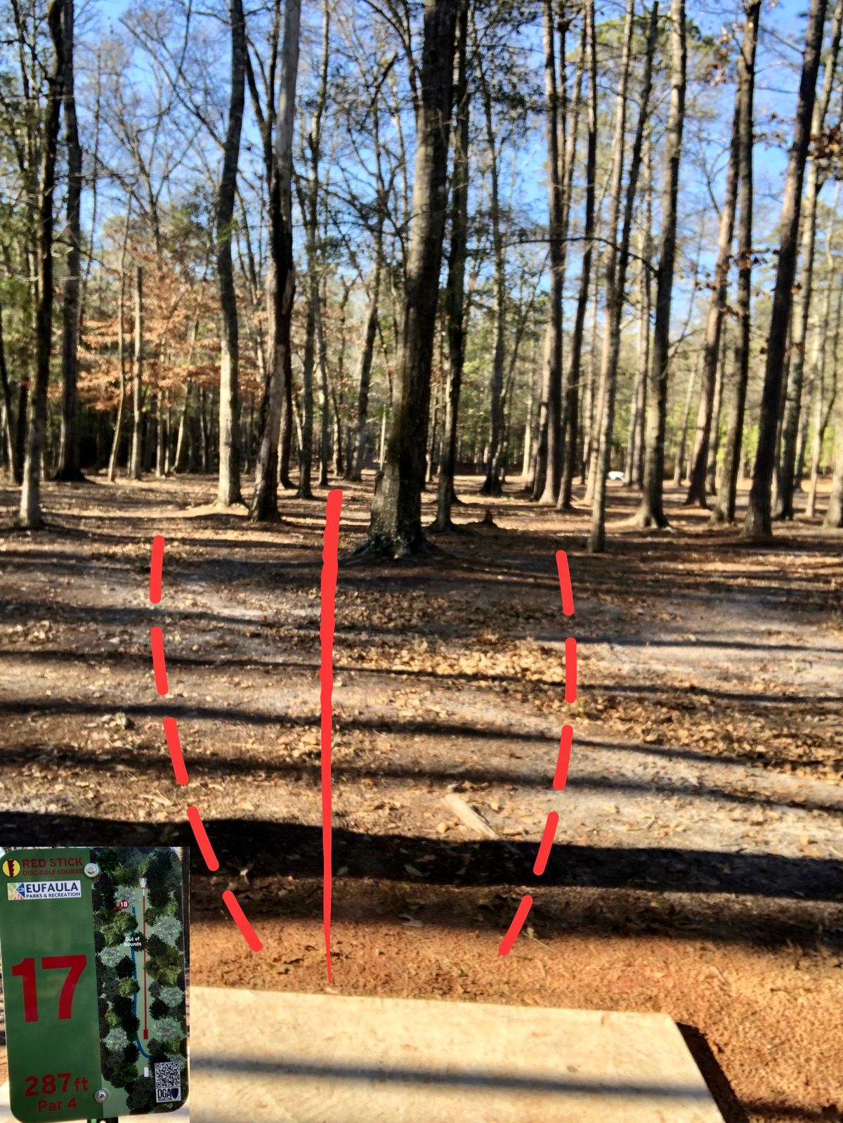 Hole 17 | SHORT pad