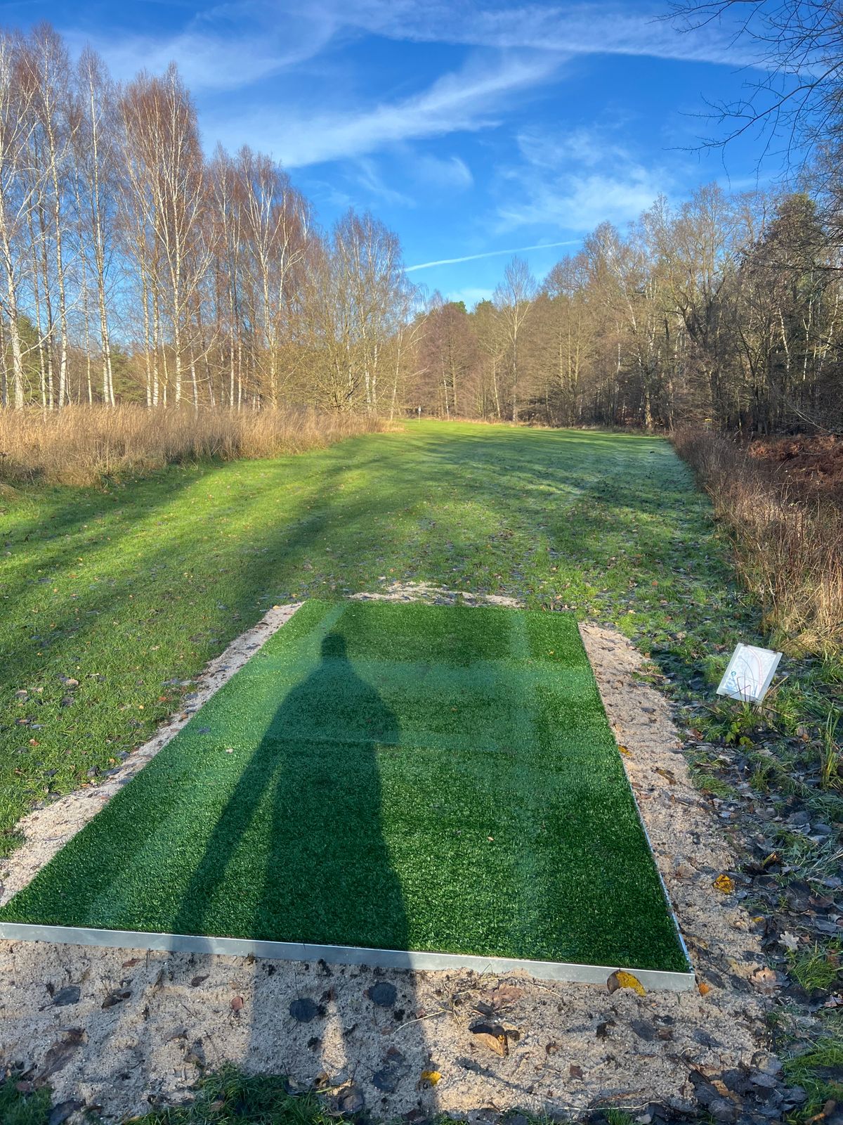 Hole 6, new Teedpads