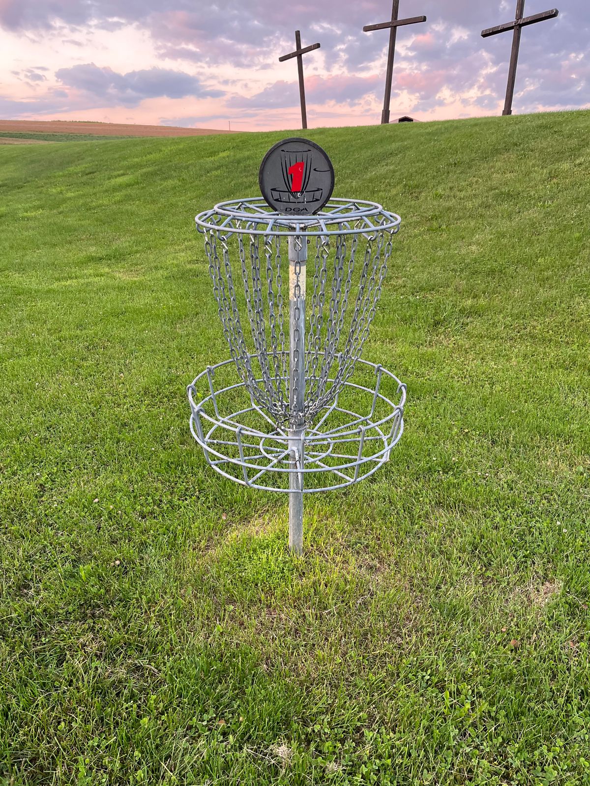 Hole 1 basket