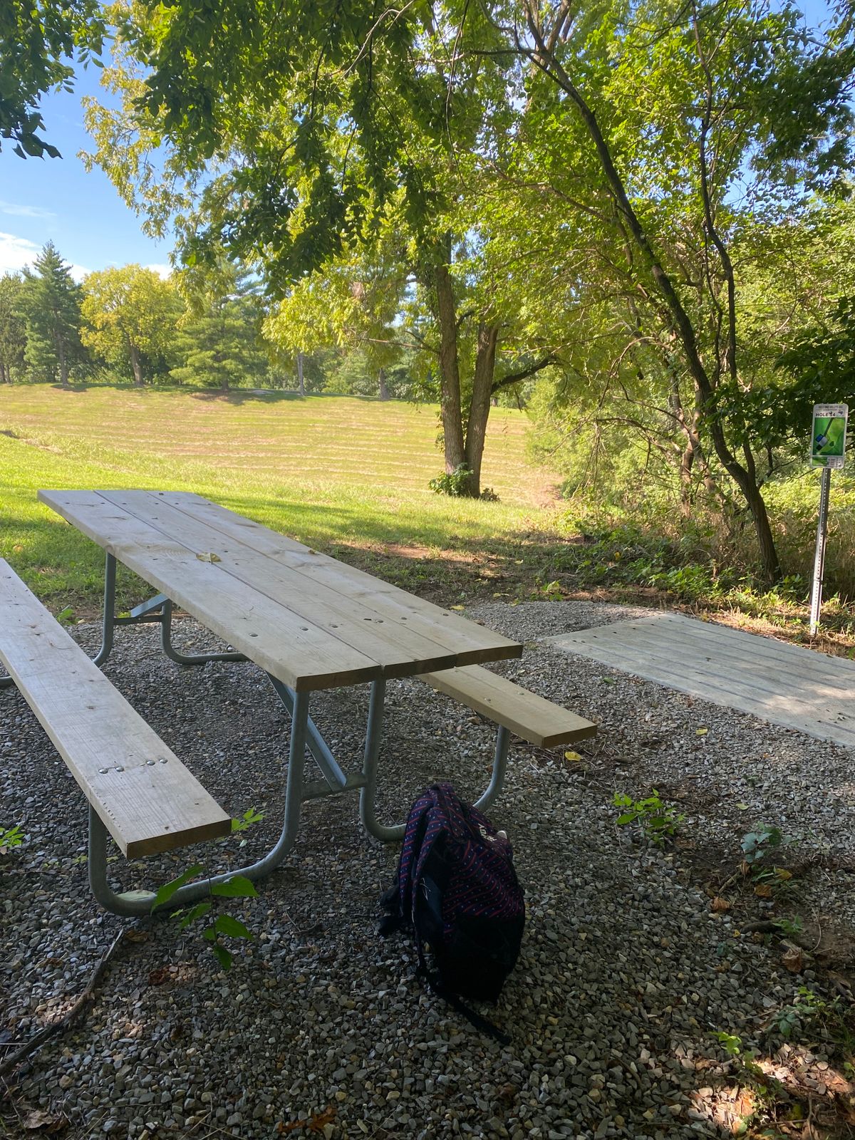 Rest area at 14