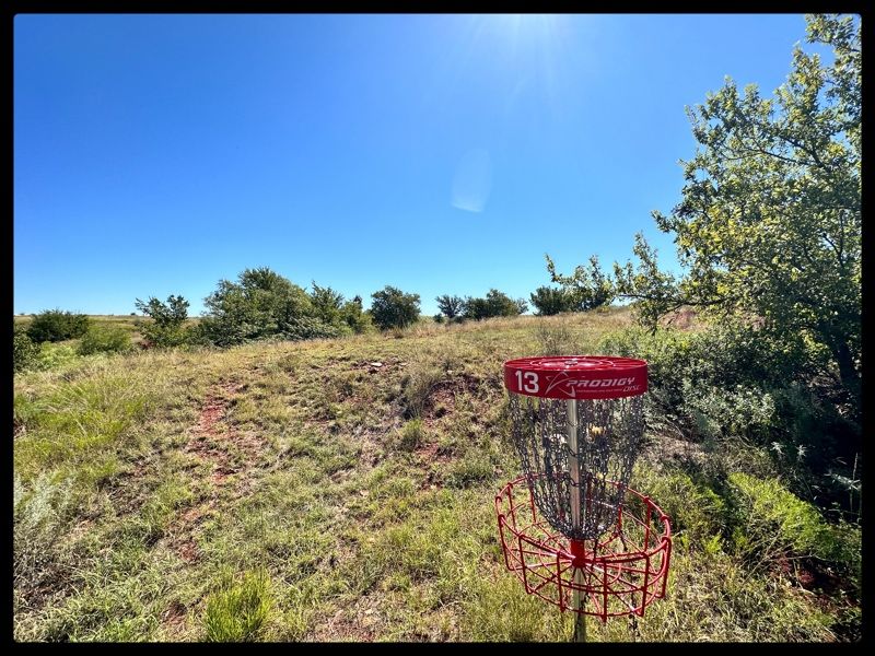 13 basket- view back towards Tee
