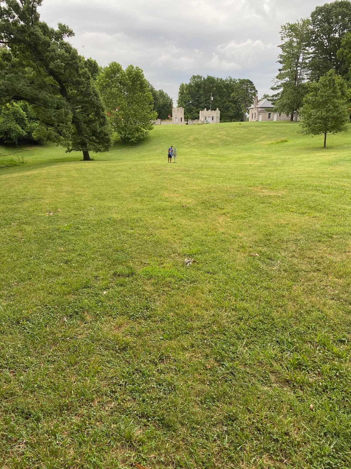 Hole 13 from the fairway