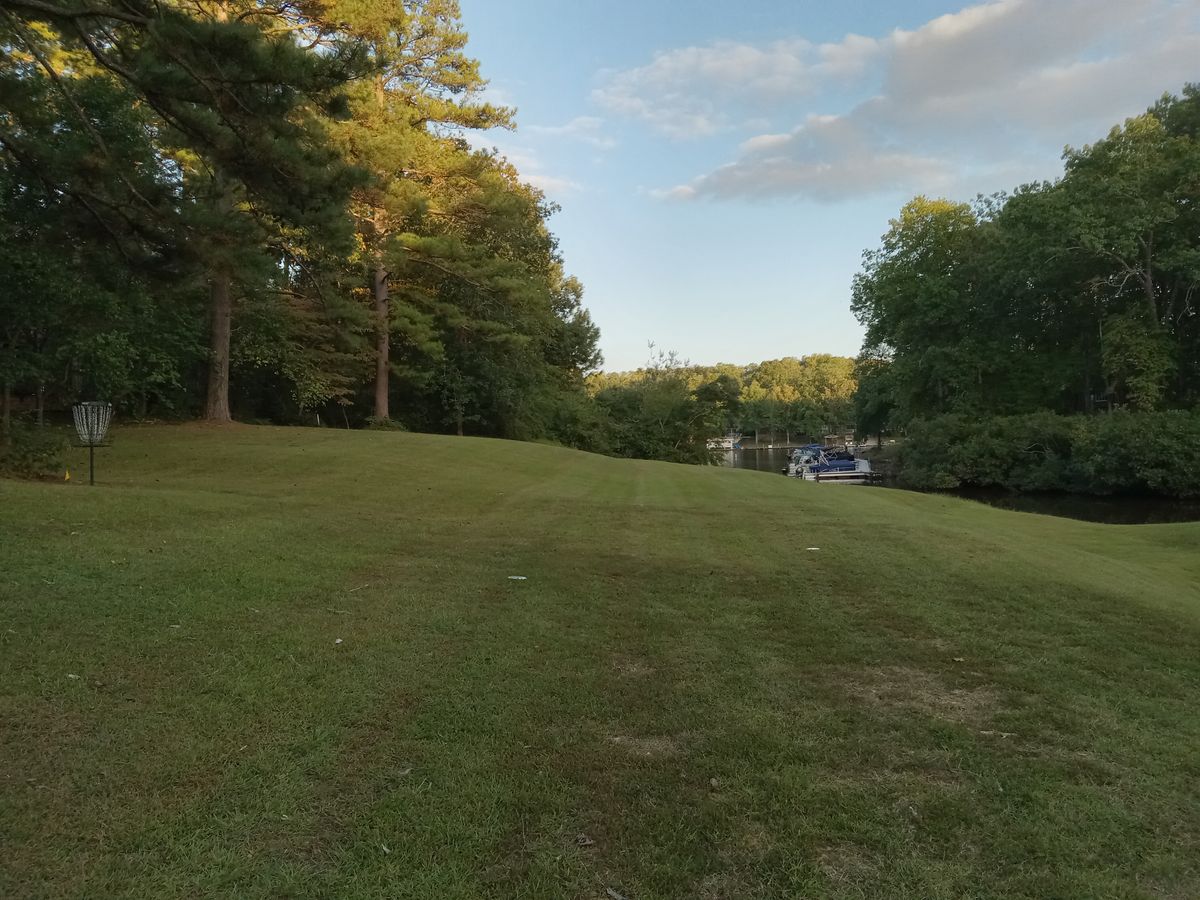 Hole 3 rocketship looking toward plsyground