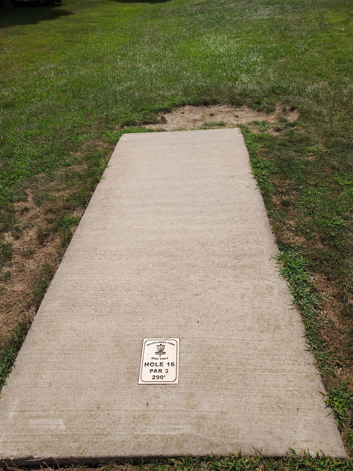 Hole 16 tee