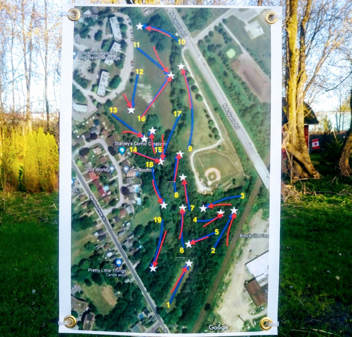 Course map as of May 5, 2022