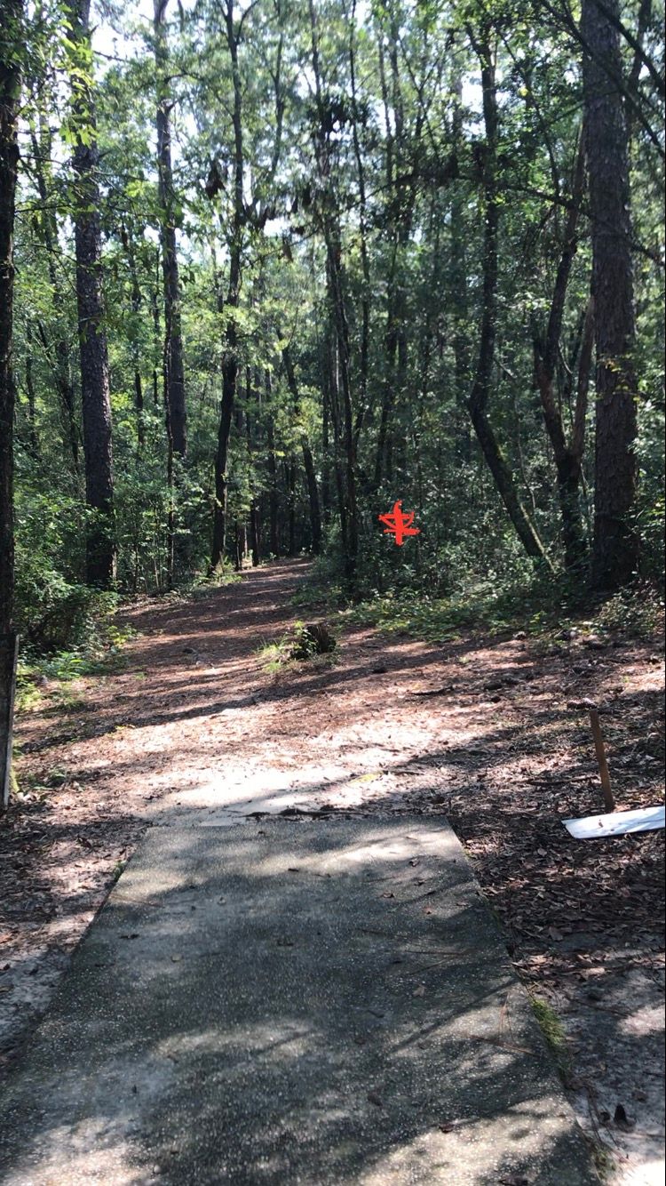 Hole 3: Slight dogleg to the left