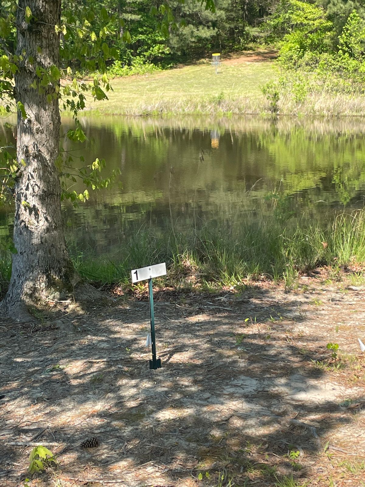 Hole 1 “long” water carry