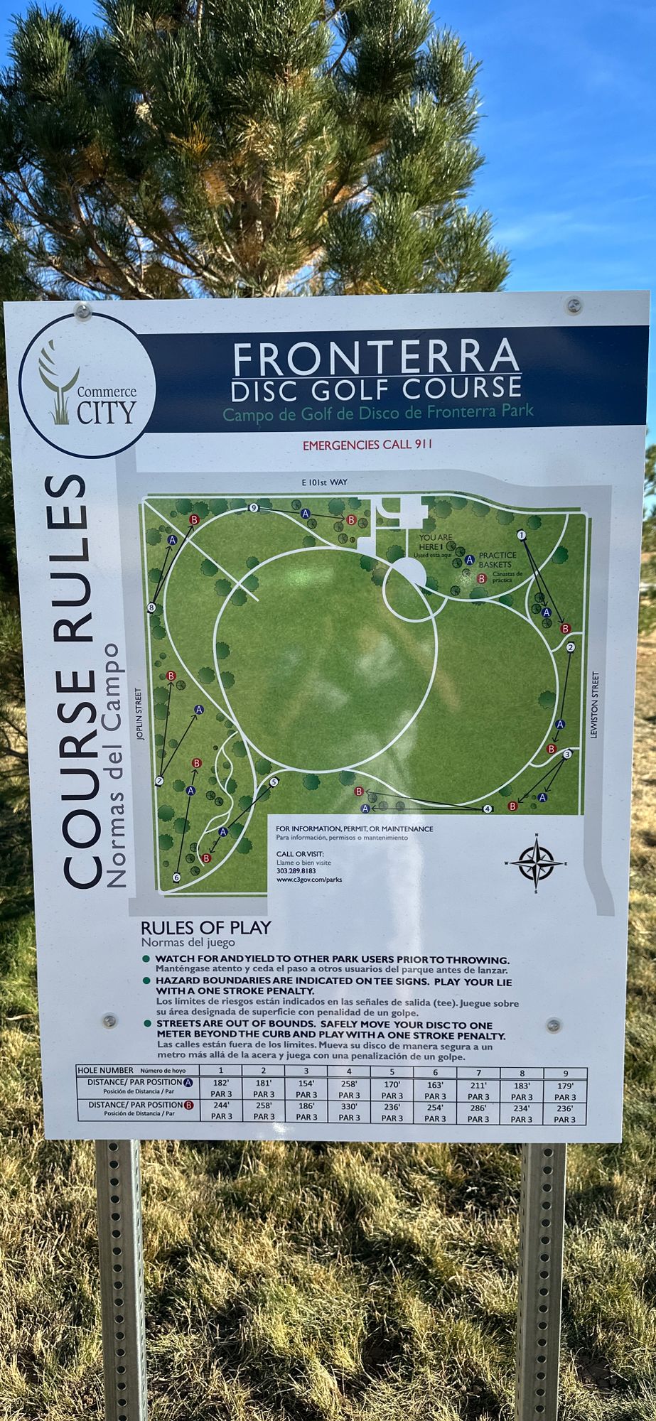 Course map. Starts in the parking lot next to the school