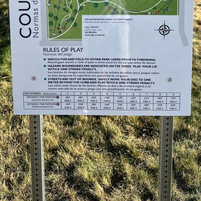 Course map. Starts in the parking lot next to the school