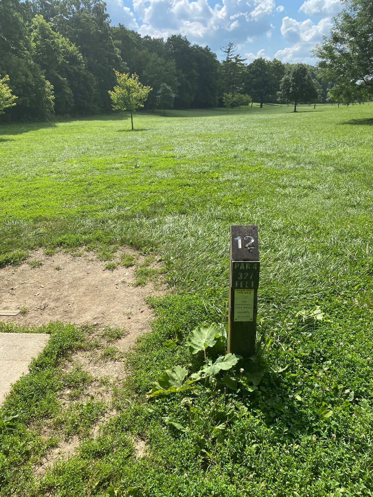 Hole 12: Par 4, 327ft