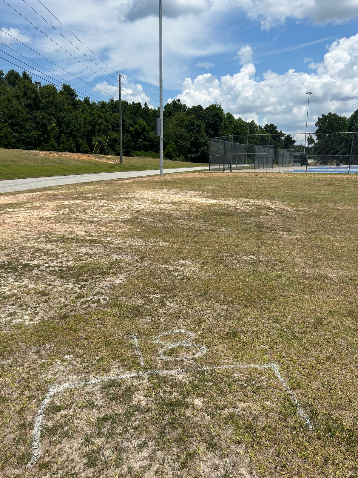 Hole 18 tee pad