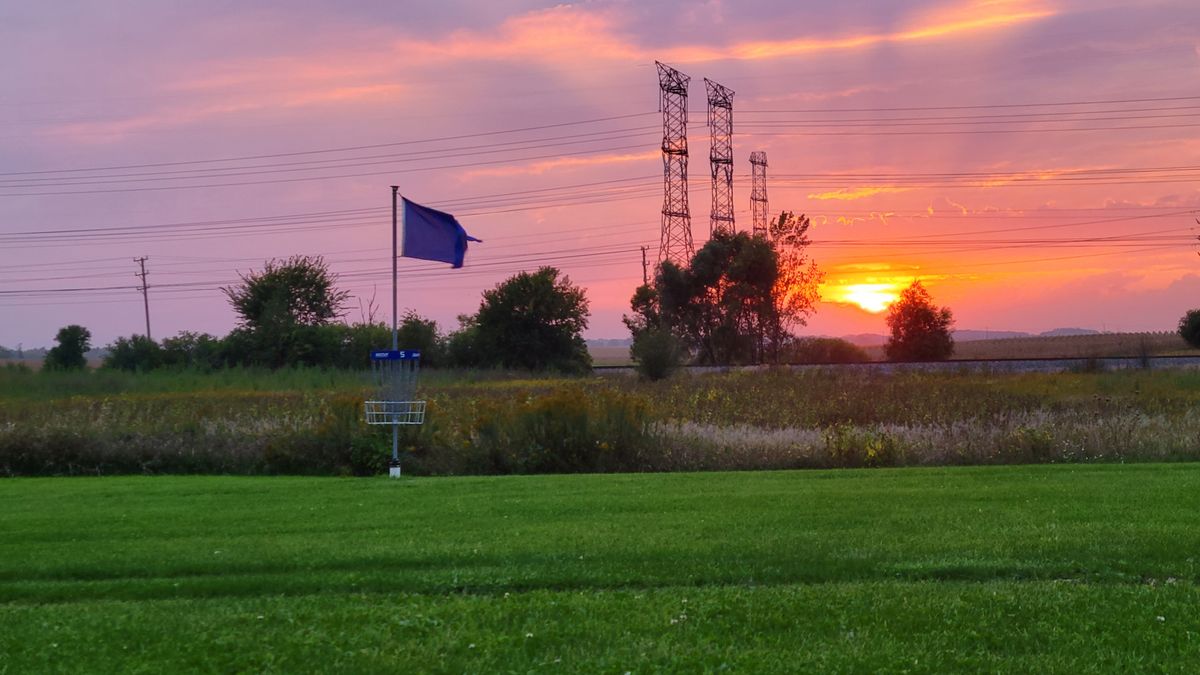 Basket 5B at sunset
