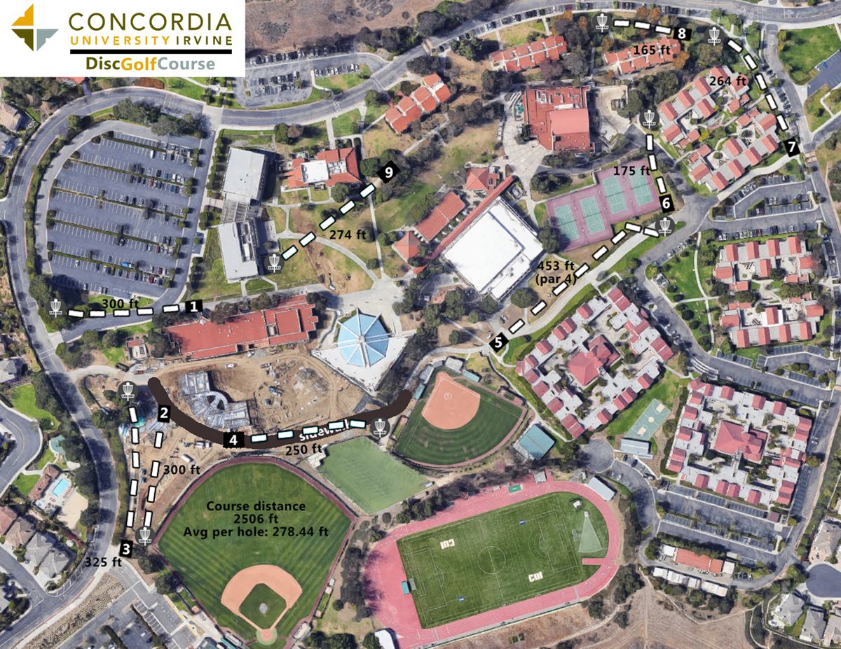 OLD CUI Disc Golf Course Map
(Course in 2020)