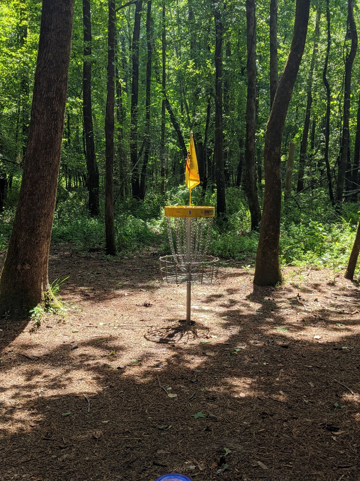 Hole 9 right pin position