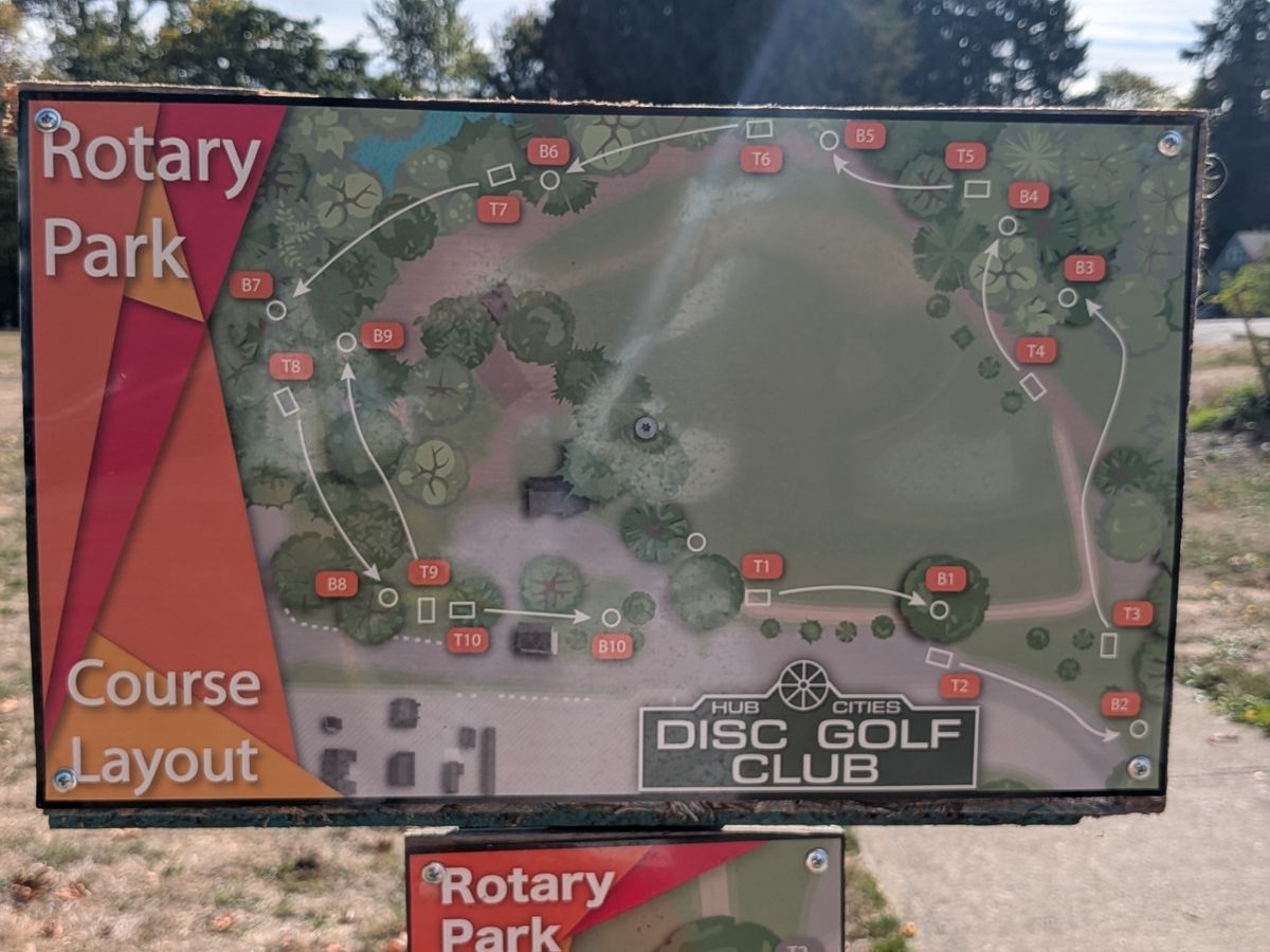 Course Layout at Hole1