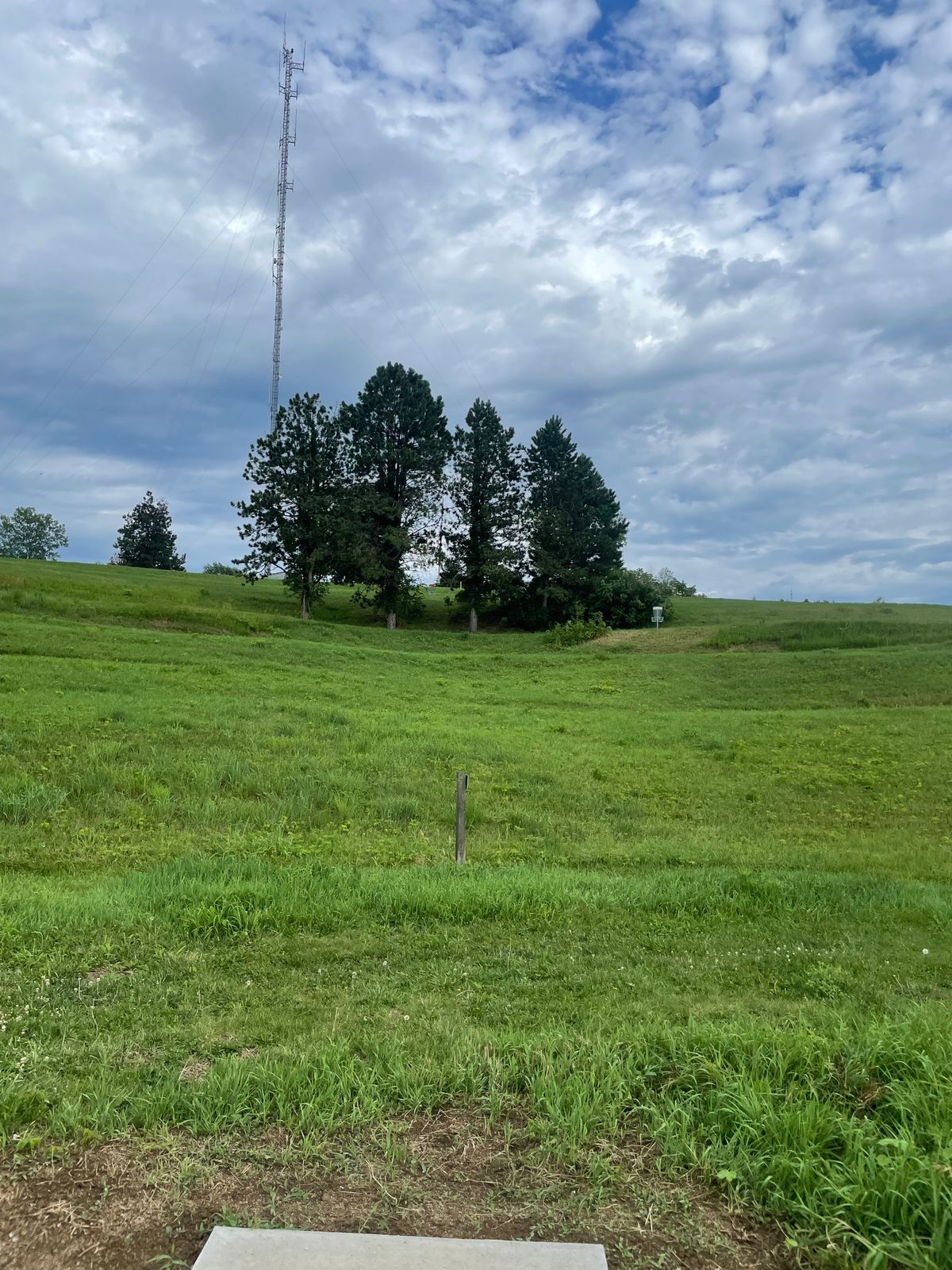 Hole 2.  All uphill.